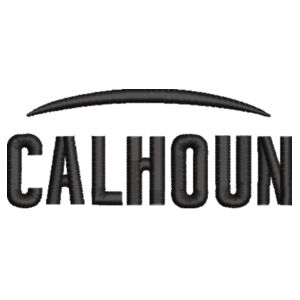 Calhoun Unisex Long Sleeve White Tee  Design